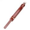 Modern Punk Leather Wristband Double Layer Wrist Strap Adjustable Closure Bracelet Wristler Jewelry