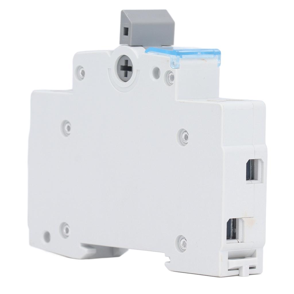 Dual Power Manual Transfer Switch 63A 1P MTS DIN Rail Mount Circuit Breaker for RV Home 230VAC