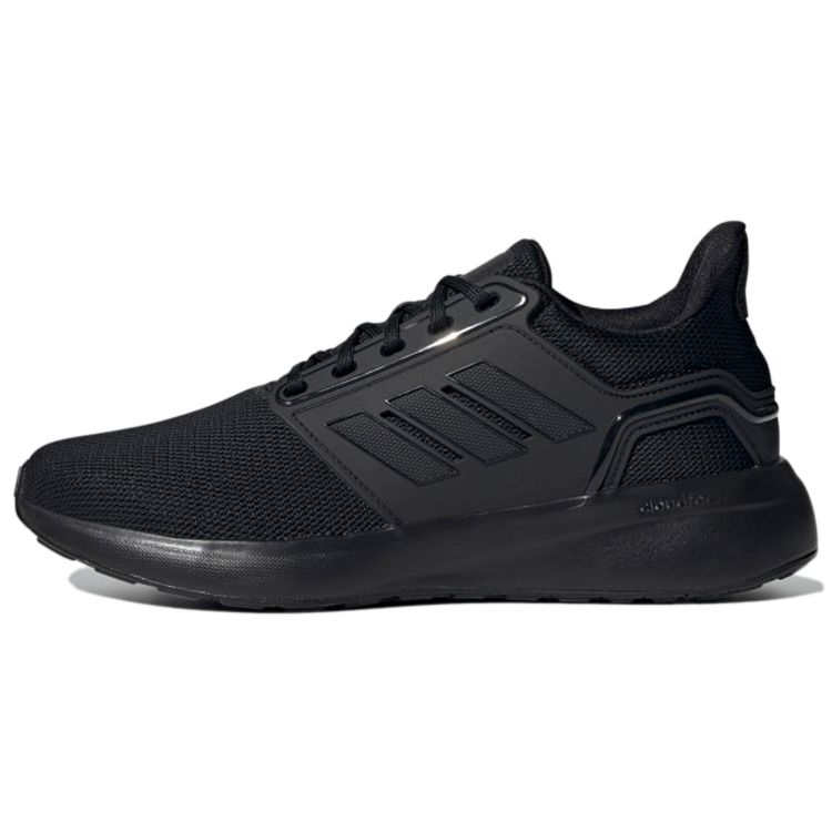 Adidas EQ19 Comfortable Fabric TPU Wear-Resistant Breathable Lightweight Low-Top Running Shoes Men Running Shoes Black GV7373