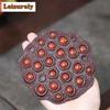 Handmade Lotus Seed Pot Bearing Holder Yixing Purple Clay Dry Brew Table Tea Tray Tea Pet Tea Ceremony Accessories Ornaments
