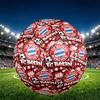 Ballon de Football FC Bayern Taille 5, Ballon de Football en PU Résistant à l'Usure pour Entraînement de Match et Pratique Quotidienne, Cadeau d'Anniversaire pour Fans de Football