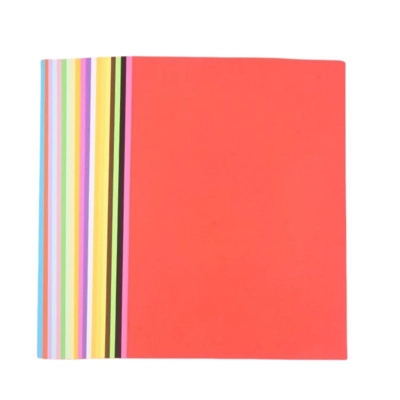 Colored Cardstock for Handmade Origami Airplane Models