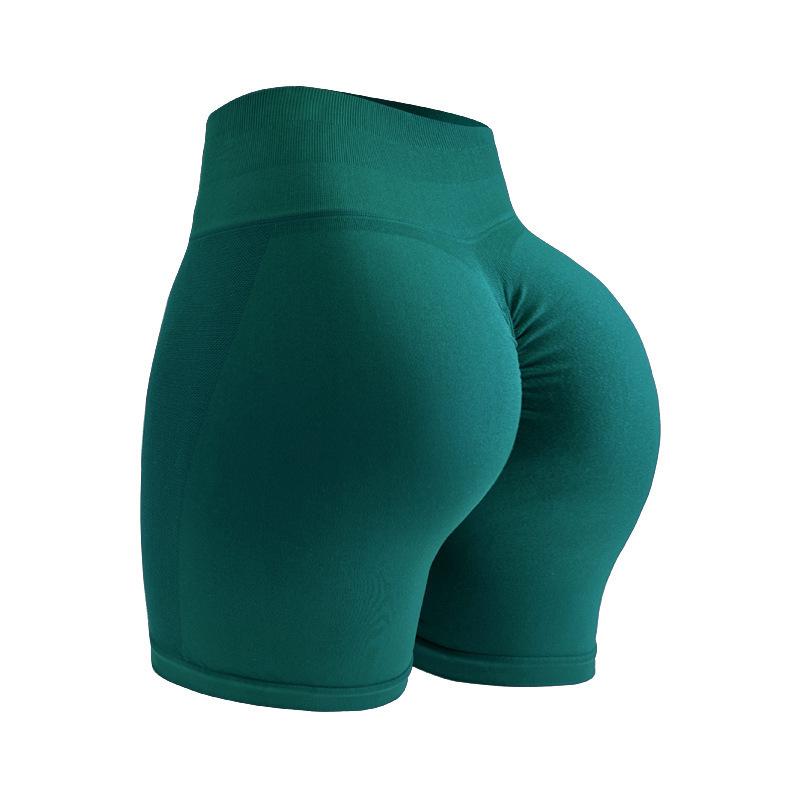 Yoga Shorts Nude Peach Buttocks Tight Fit High Waist Seamless Fitness Exercise Yoga Shorts For Women