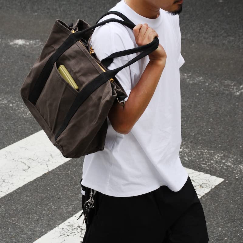 Dulton 16oz Waxed Canvas Worker Bag H20-0285 Camel