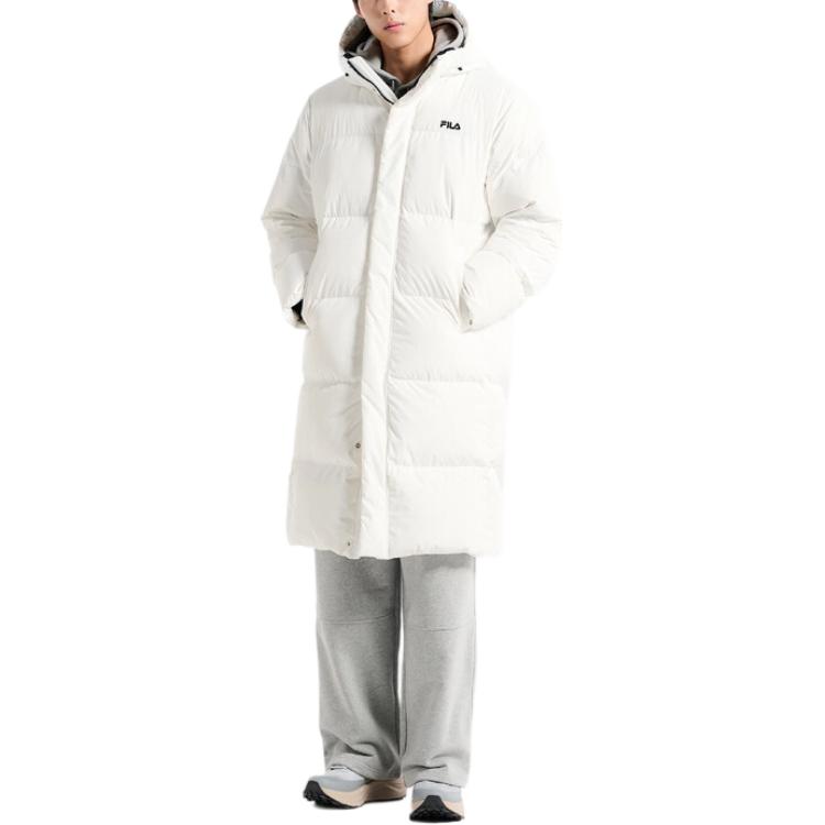 FILA Down Jackets Unisex White Hooded Thickened FS254DJ01X005191