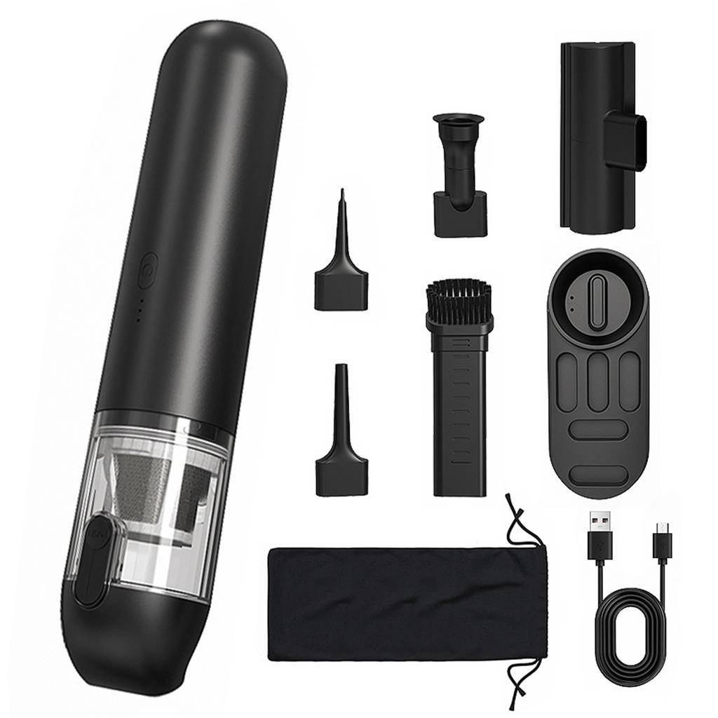 Portable Vacuum Cleaner with Cleaning Inflating and Deflating Nozzle 2 Gear Rechargeable Cordless