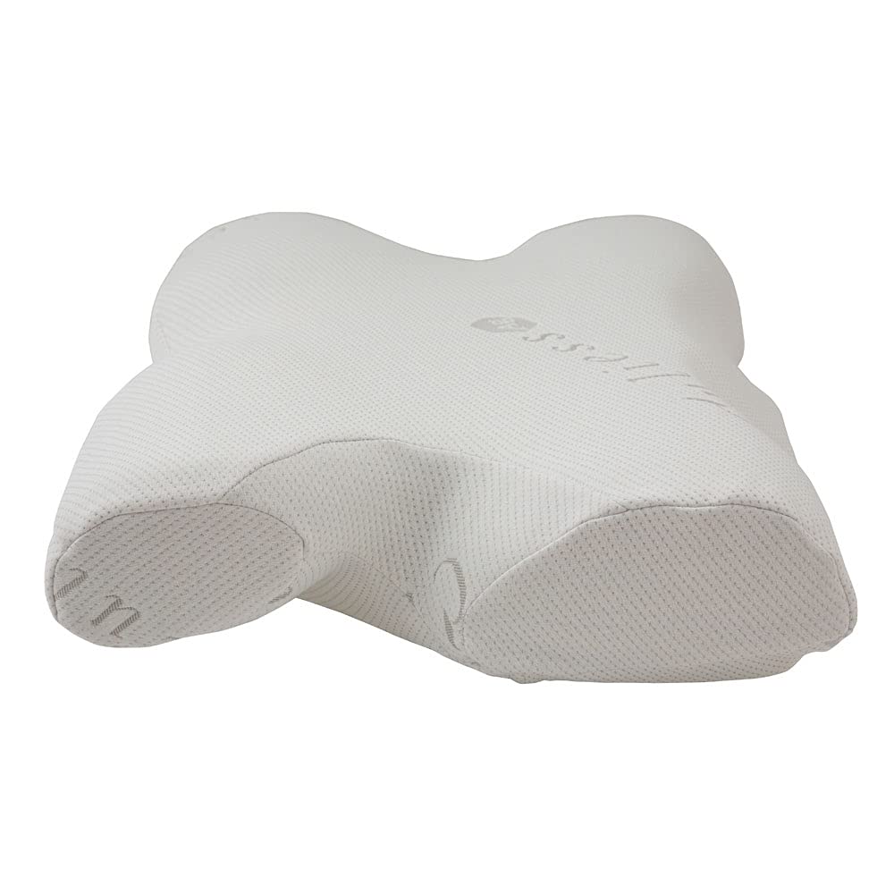 French Bed Pillow White 41cm Long X 56cm Wide Turtle Pillow with a Unique Silhouette That Helps You Curies Ag Spec Cover That Stays Clean While Lying