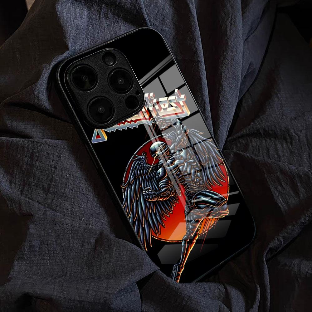 Band J-Judas Priest-Music Phone Case For IPhone 17 Pro Max 15 Pro 16 14 Plus 12 13 Mini 11 Pro Shockproof Glass Cover