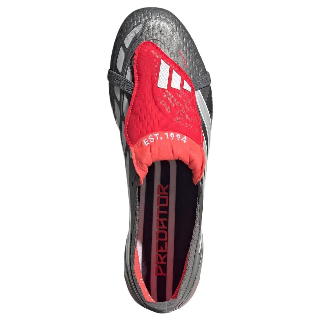 Adidas Predator Elite Fold-Over Tongue FG Finishers Steel Pack Unisex Sneakers Silver Iron-Metallic Cloud-White JS0379