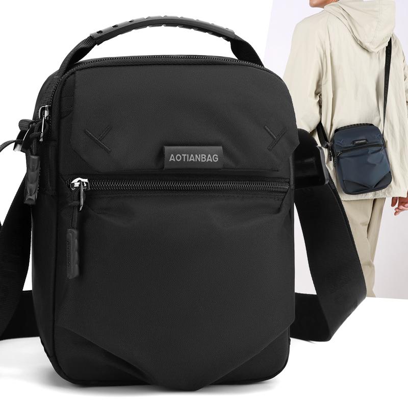 Fashion Men Small Shoulder Bags High Quality Mini Messenger Bag for Men Stylish Leisure Men's Shoulder Bags