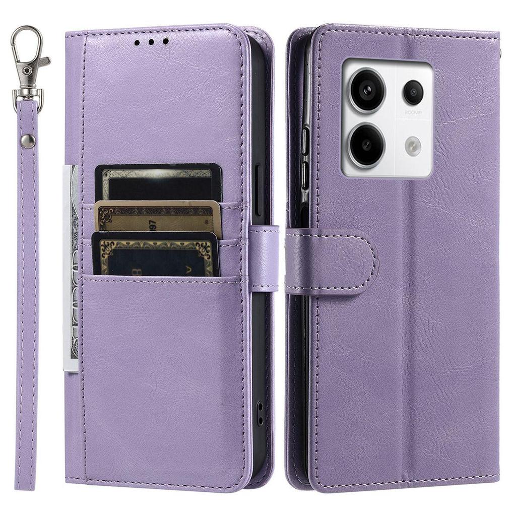 Cover for Xiaomi Redmi Note 13 Pro 5G 4G,POCO X6 5G M6 Pro 4G Retro PU Leather Flip Wallet Phone Case Multi Card Slots