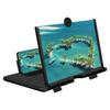 10 Inch Folding Mobile Screen Magnifying Glass Phone Desktop Stand 3D Mobile Phone Screen Magnifying Glass HD Video Amplifier