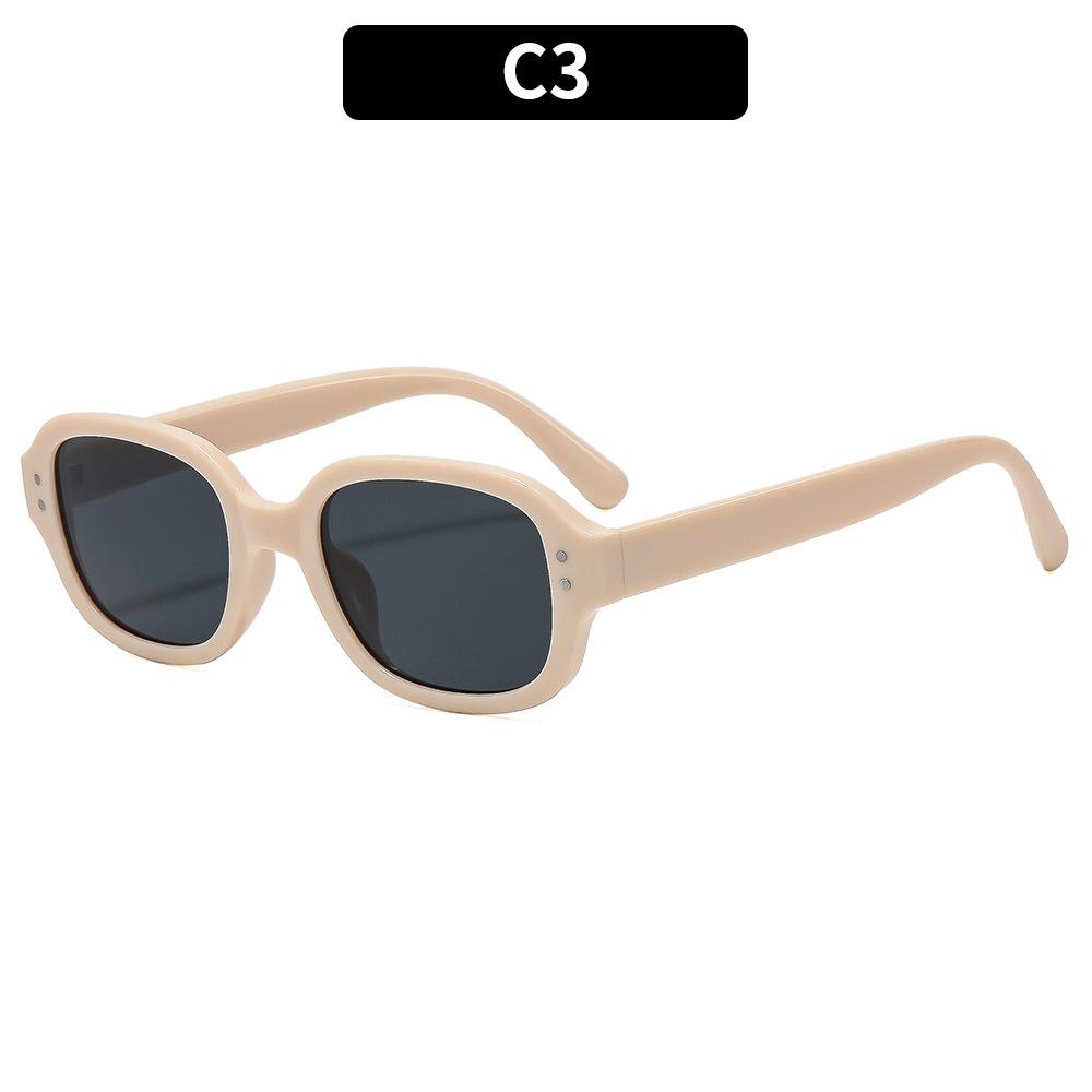 Trendy Vintage Design Women's Sunglasses UV400 Rectangle Frame Hot Selling Fashionable Brand Sun Glasses
