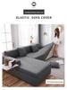 Universal Elastic Sofa Cover - Solid Color, Anti-Scratch, Four Seasons Protection for Chaise Lounge