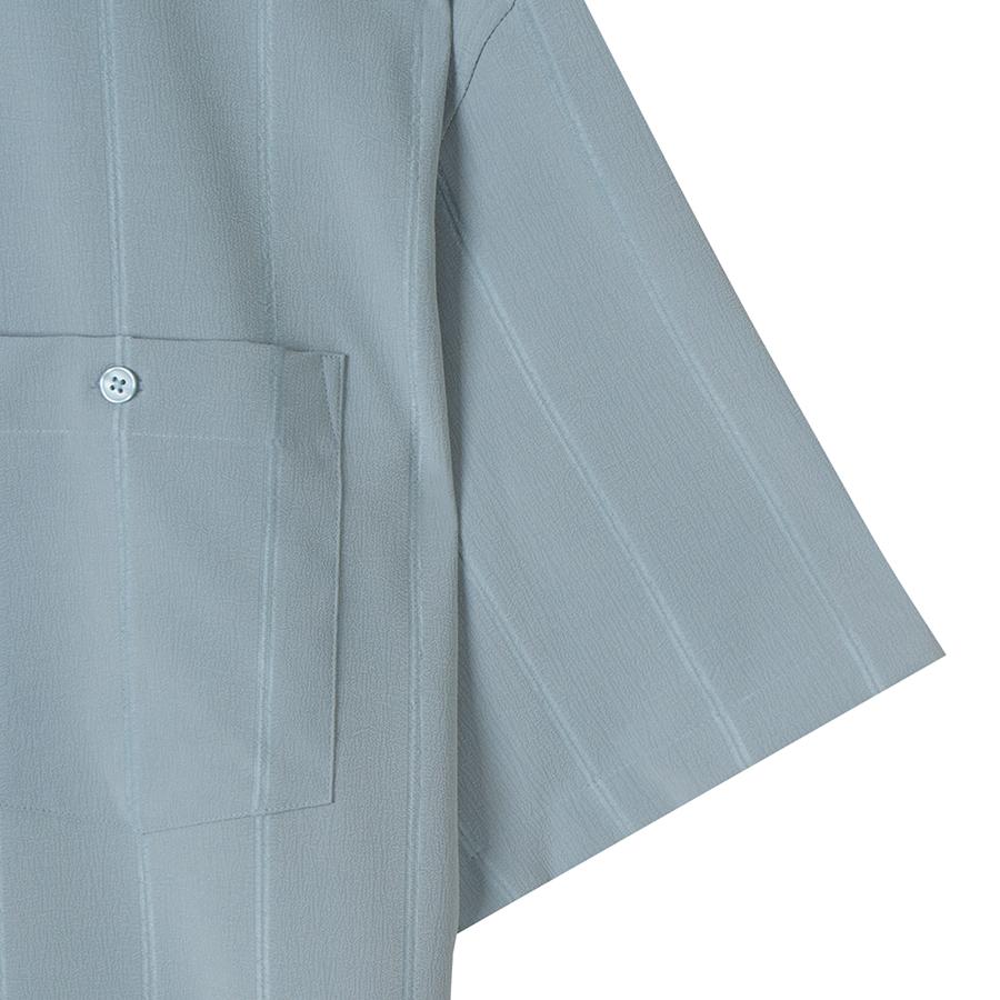 FAHRENHEIT Oversized Wrinkle Two-Pocket Shirt (Fibad5355)