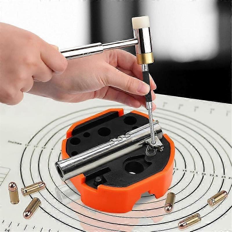 5PCS Roll Pin Punch Set,8-Inch Carbon Steel Pin Punch Tool Kit (1/8IN To 3/8IN) with Storage for Wat