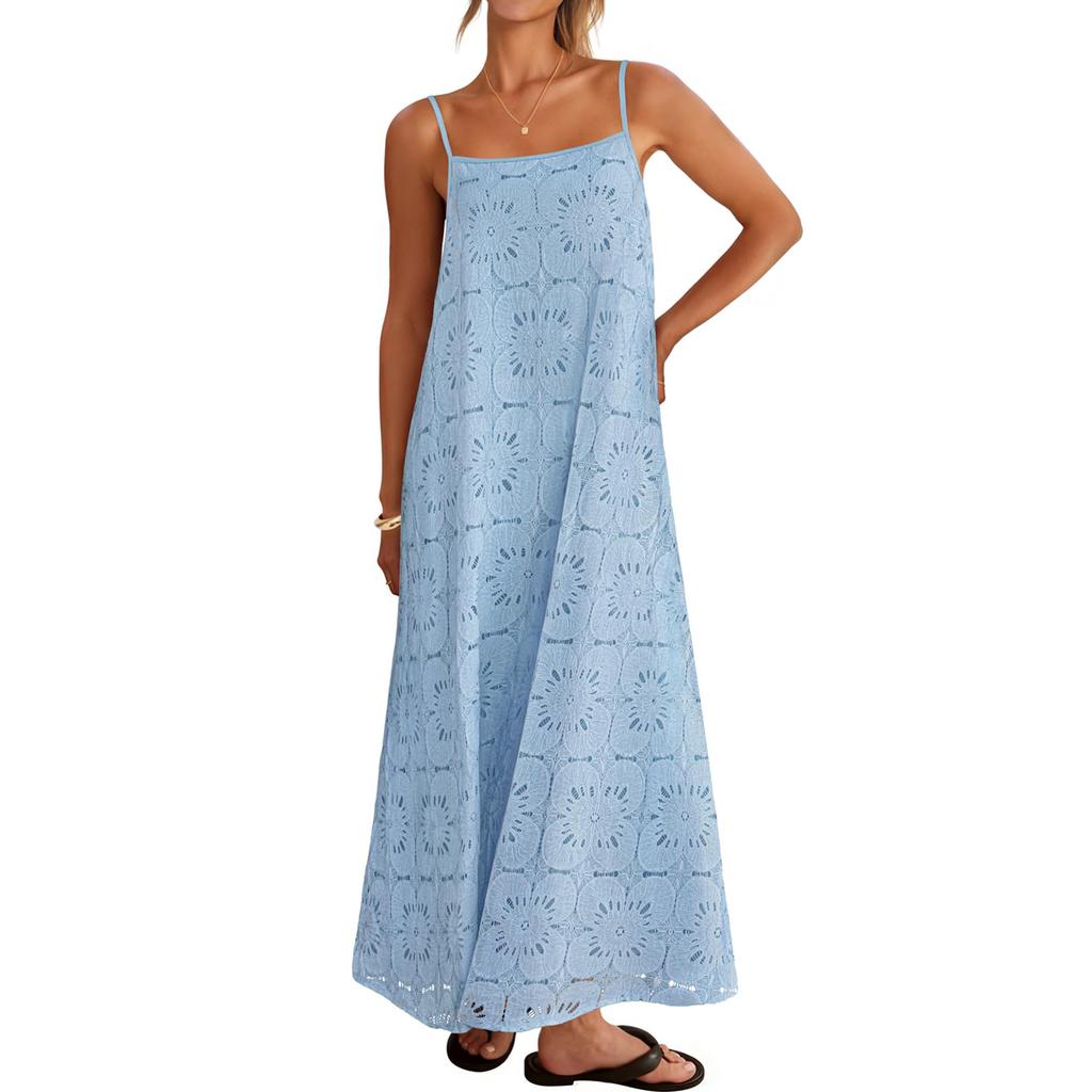 Ladies Color Casual Fashion Camisole Dress