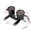 2-in-1 Motorrad Kilometerzähler Tacho Drehzahlmesser Modifizierte LED Geschwindigkeitsmesseranzeige Motorrad Kilometerzähler Universell Für Cafe Racer