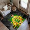 Neymar Jr. Soccer Legend Floor Rug Office Rug Design for Outdoor Kitchen Foyer Dormitory Anti-slip Rug Office Home Decor Perfect Gift for Women/Men