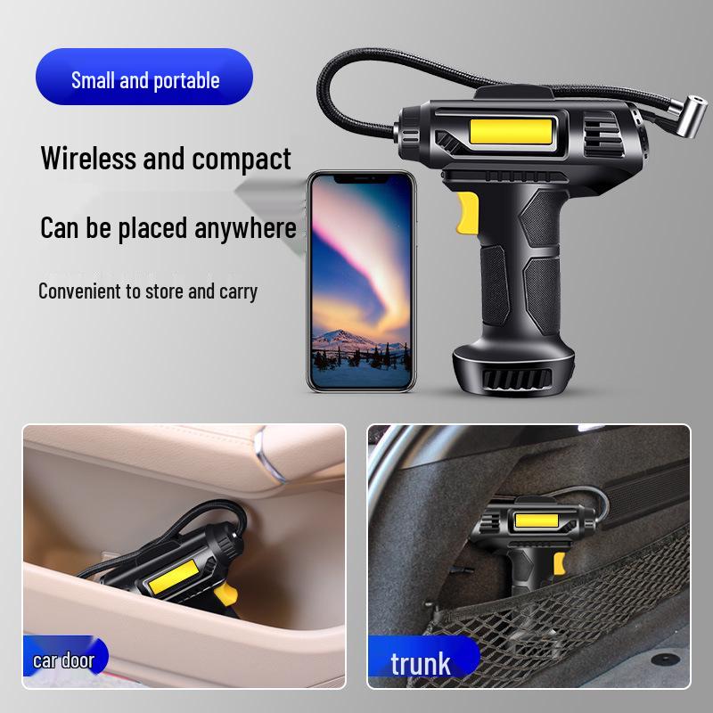 Portable USB Digital Display Car Air Pump for Tires