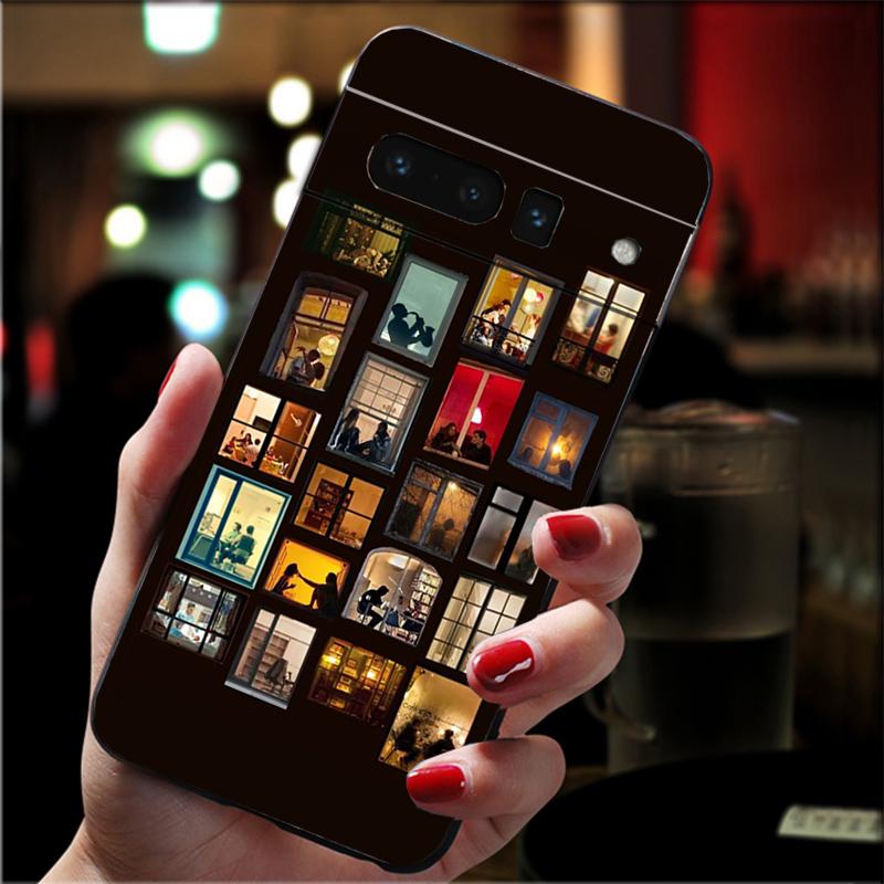 

Phone Case For Google Pixel 10 9 Pro XL 9A 8 7 6 Pro Pixel 8A 7A 6A Pixel 8 7 6 5 House Night Light Moon Scenery Case Google Pixel 7