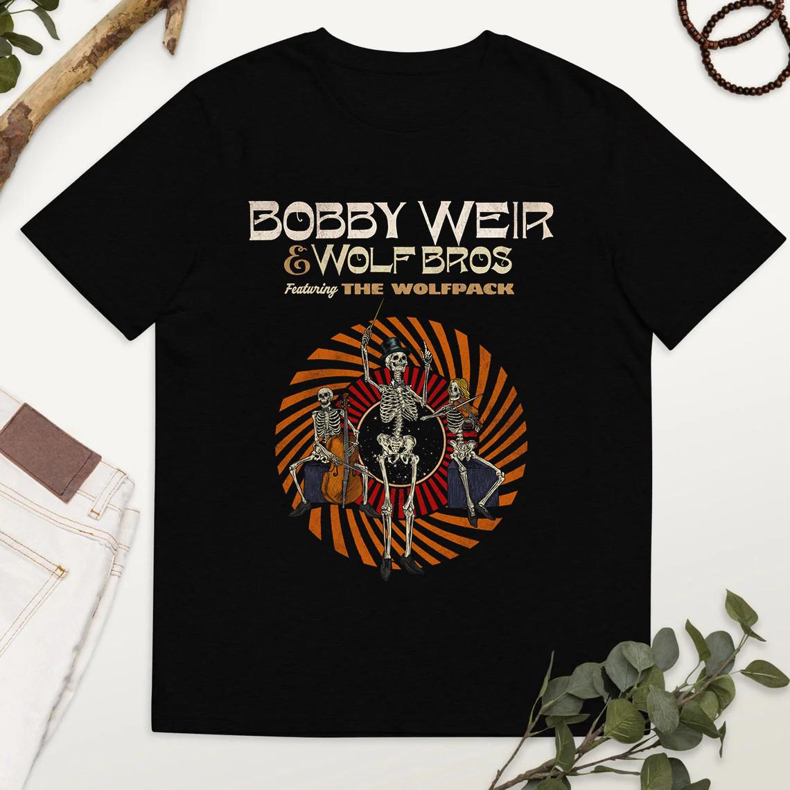 Bob Weir Gift For Fan Cotton T Shirt Full Size S-5XL S