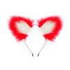 Plush Cat Ear Headband Durable Metal Hairband Versatile Design Hair Hoop Cosplay Props Hair Accessory