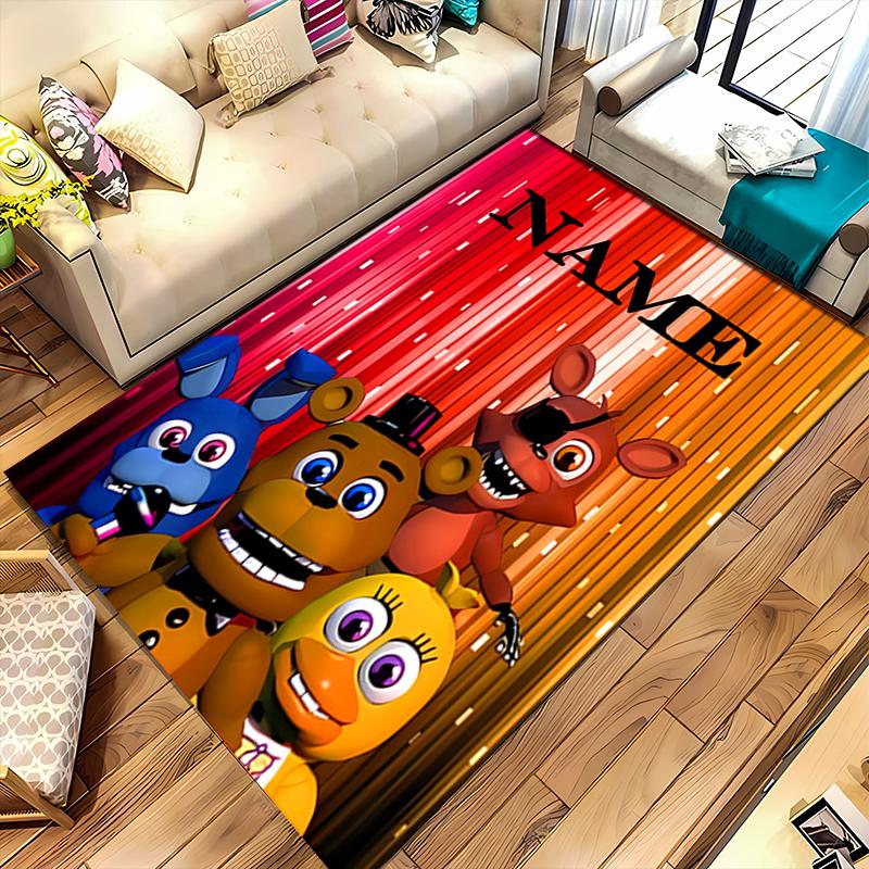 Custom personalization Five Nights at Freddy's Area Rug - Perfect For Kitchen, Bathroom,Laundry Room Decor Large Size Available,Gift All Seasons