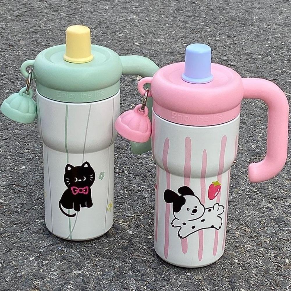 316 Stainless Steel Thermal Cup High Aesthetic Iced Cup Creative Coffee Mug Women's