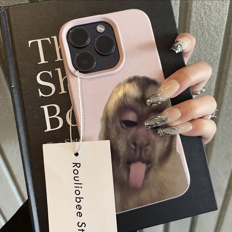 

Meme Monkey Funny Expression Phone Case for iPhone 17 16 15 14 13 12 11 Series Pro Max Plus Double Layer Protection iphone 17 Air