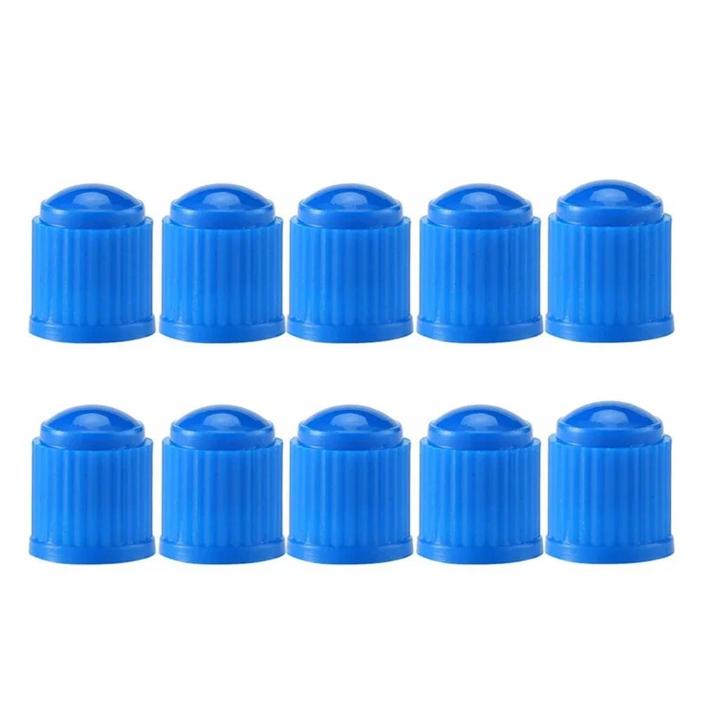10-40PCS Car Tire Valve Plastic Bike Tyre Valve Caps O Rubber Ring Covers Dome Shape Dust Valve for Auto Motorcycle Cap Decor