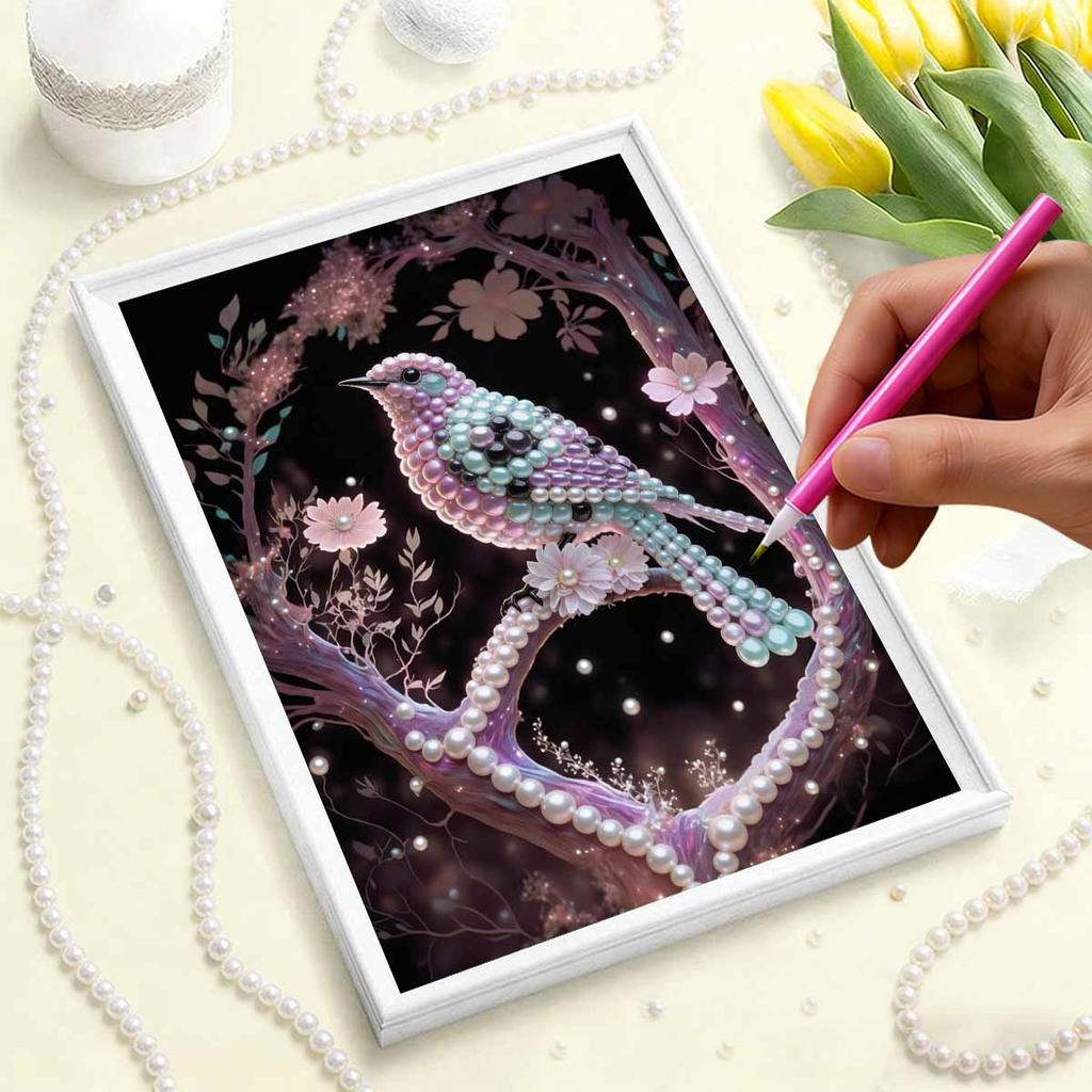 DIY Small Animals Pearl Art Painting for Home Wall Decor Arts Craft  for Adults/Beginners Gift Idea Home Decor Without Frame