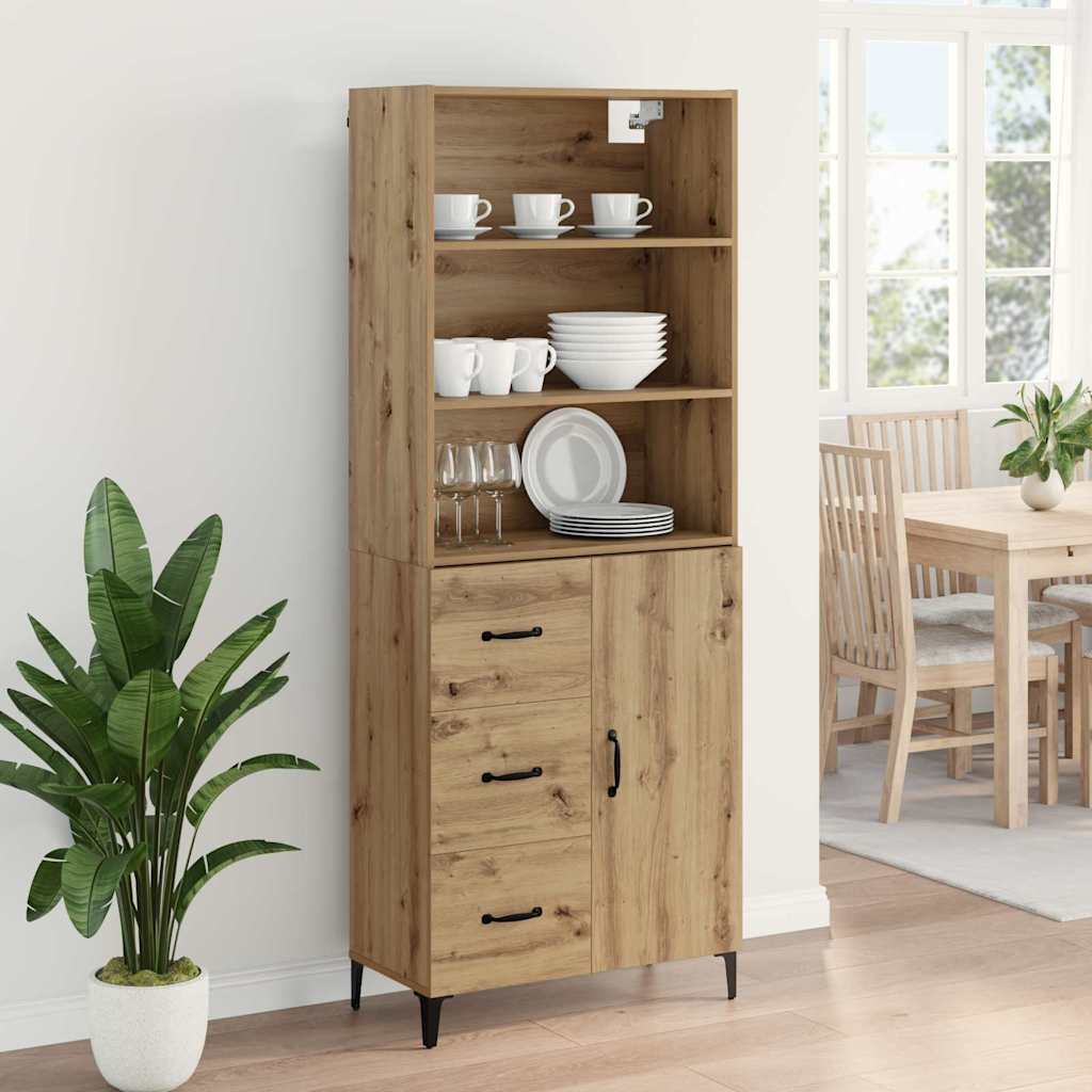 Highboard Artisan Oak 69.5 x 34 x 180 cm Particleboard
