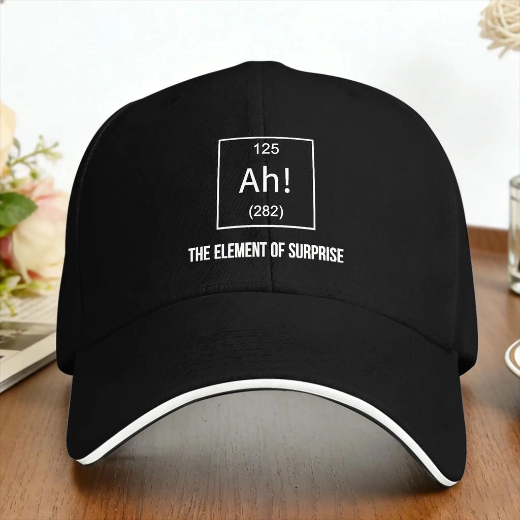 Ah The EleUnisext Of Surprise Humor Sandwich Hats Adult HipHopBaseball Caps Hat Adjustable Polyester Cap Wholesale New Hat