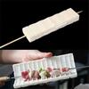 1 Pc Kitchen Convenience BBQ Tools Meat Grill Skewer Multi-function Barbecue Grill Needle with Box Safety Meat Vegetable String
