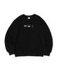 SEOUL APPAREL Small Butterfly Logo Sweatshirt (Black)