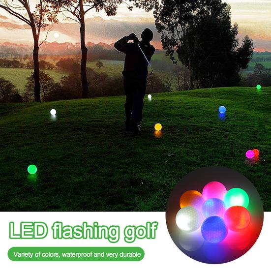 7Pcs Indoor Outdoor Glow in The Dark Light up Led Golf Balls