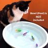Cat Toys Interactive Electric Swimming Fish Toy Water Kitten Toys for Indoor Cats with LED Light Pet Toys