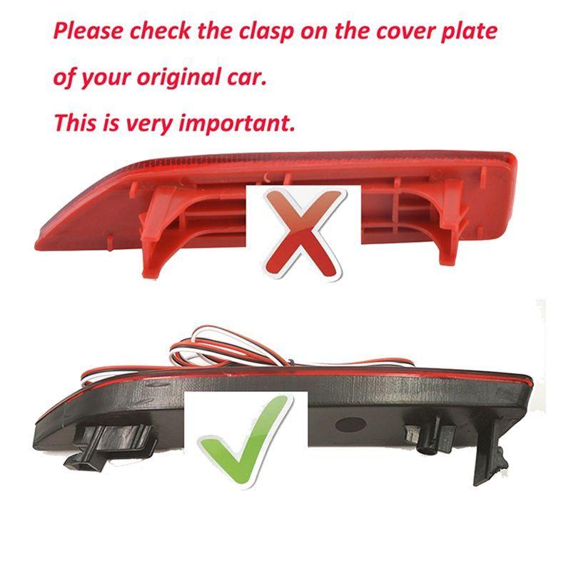 Car Rear Bumper Light Brake Light Driving Light For Honda City 2012- 2014 For CRV 2007- 2009