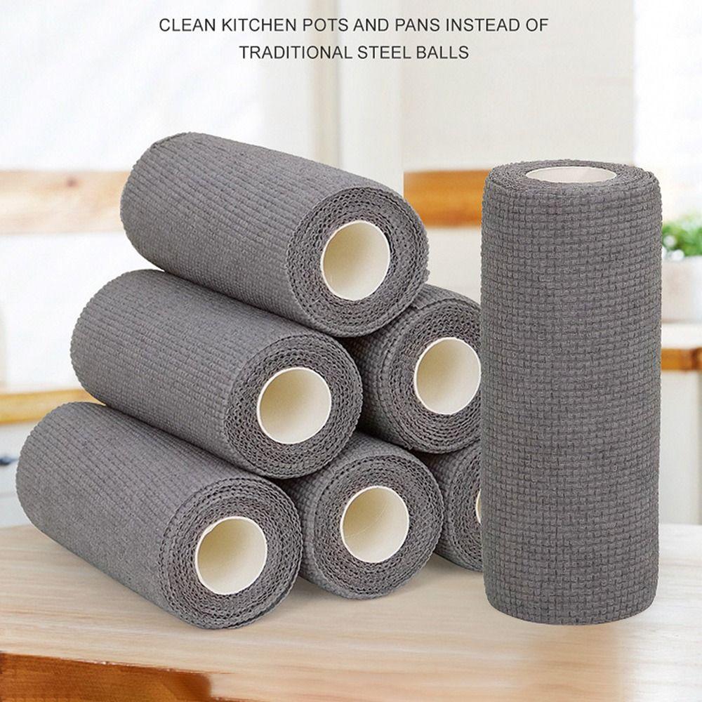 

20PCS/Roll Absorbent Non-stick Oil Dish Rags Reusable Kitchen Cleaning Dishcloth