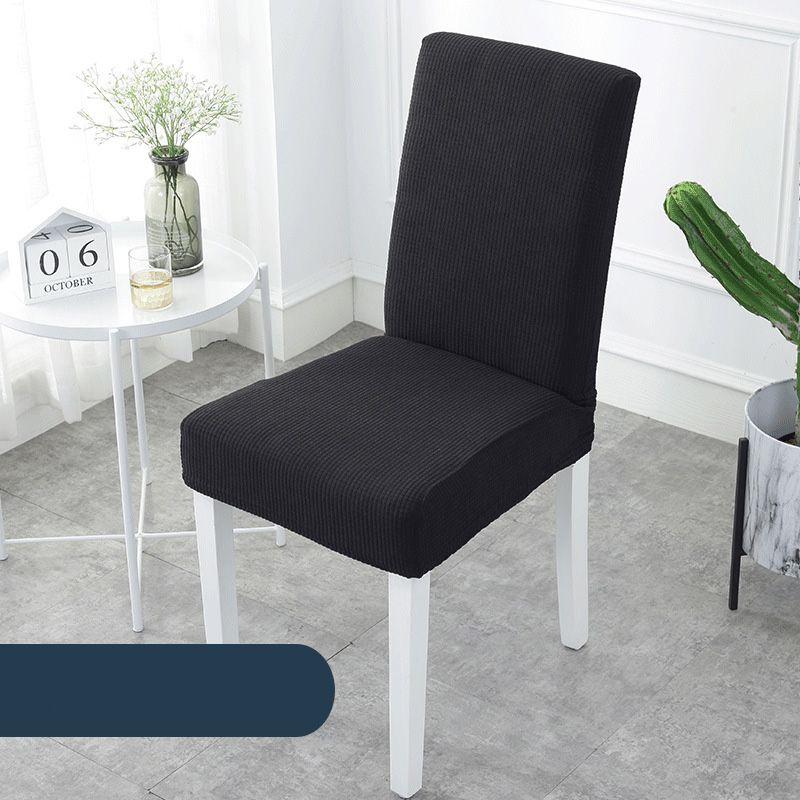 Weicher Polarfleece Stuhlbezug mit elastischem Spandex für Esszimmer Küche Stretch