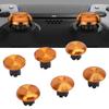 6Pcs Metal Analog Grips Stick Thumbsticks for Edge Controller Aluminum Alloy Metallic Joystick Game