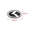 1 pièce Autocollant Emblème Volant Fibre de Carbone K 3D Volant de Voiture Emblème Intérieur de Voiture Accessoires de Style de Voiture Pour KIA