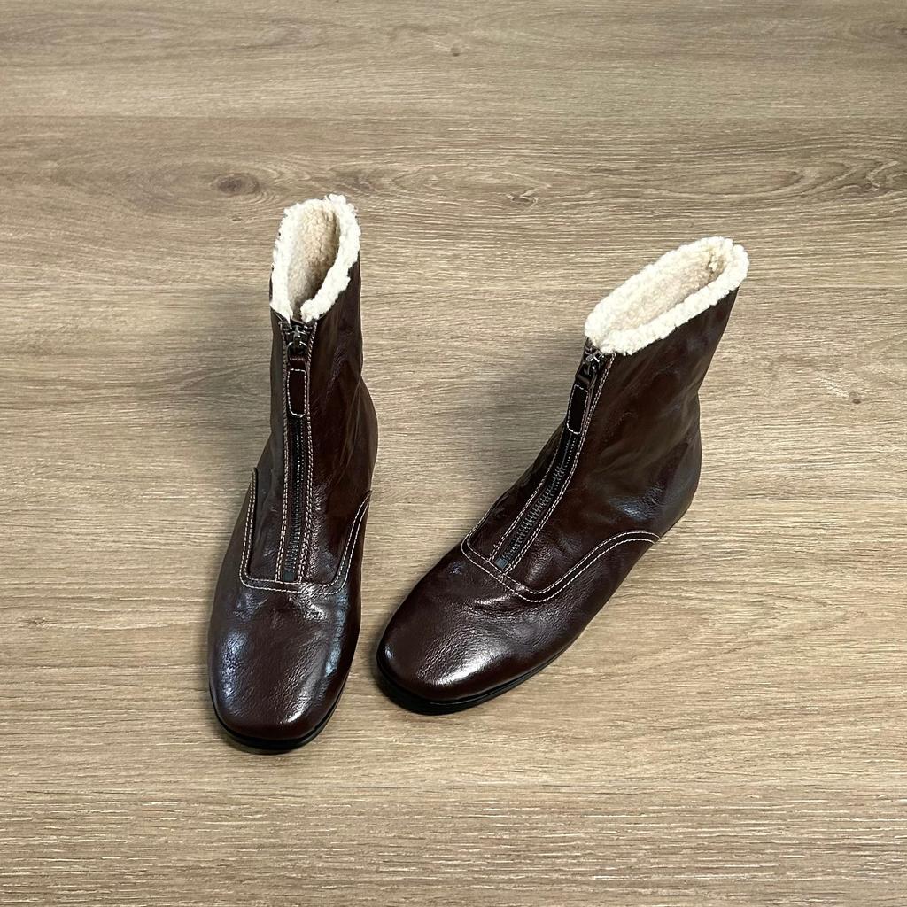 Winter Boots Woman Trend Winter Retro Plush Short Boots Plush Warm Zipper Women's Boots Women's Shoes