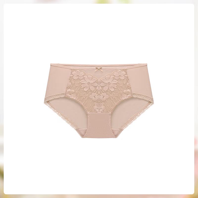 

Женские бесшовные трусы-слипы Maniform с кружевом и хлопковой ластовицей M