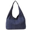 Denim Hobo Bag for Women with Oversized Design and Simple Style