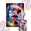 5D DIY Full Circle Diamond Painting Kit Magical Forest Minnie Mouse Home Decor Gift