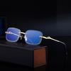 JYL TS Men's Rimless - Diamond-Cut Unique Sun-Protective Shades WF-5G328