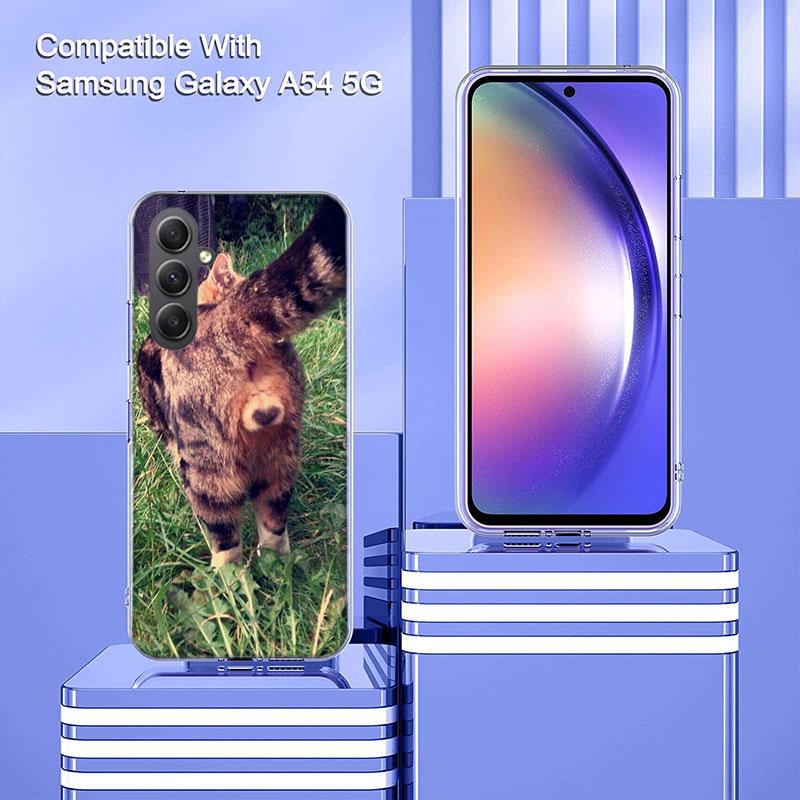 Pet Cat Funny Memes Phone Case for Samsung A16 A26 A36 A56 A17 A37 A57 A07 A06 A02S A03 A04S A05S Galaxy Note 20 10 A50S A71 A51