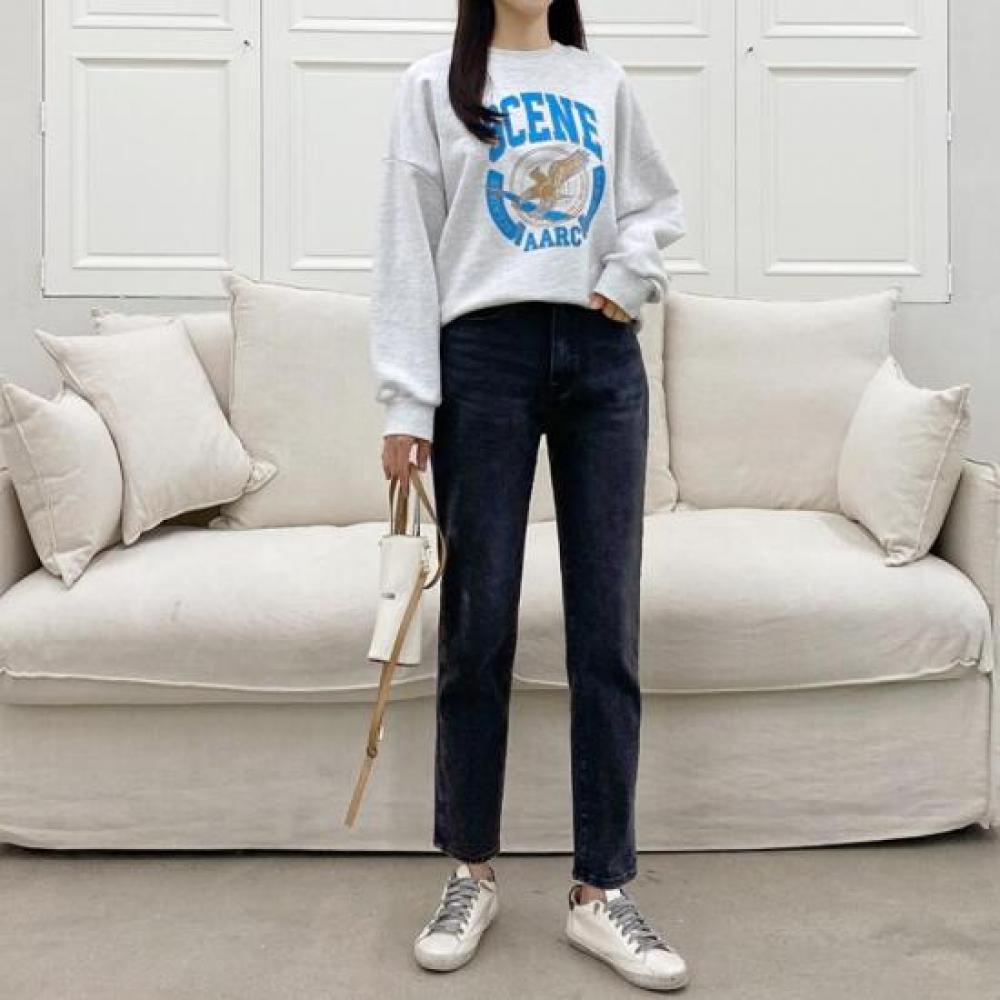 New Arrivals Open Run Women Tapered Denim Stretch Semi Jeans